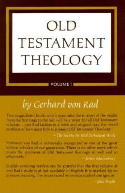 Item #267473 Old Testament Theology: Volume I: The Theology of Israel's Historical Traditions....