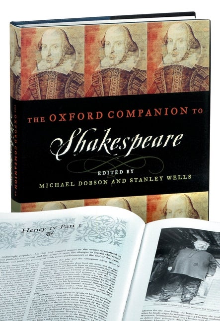 Item #278873 Oxford Companion to Shakespeare. Michael Dobson, Stanley Wells.