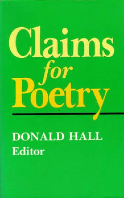 Item #280614 Claims for Poetry