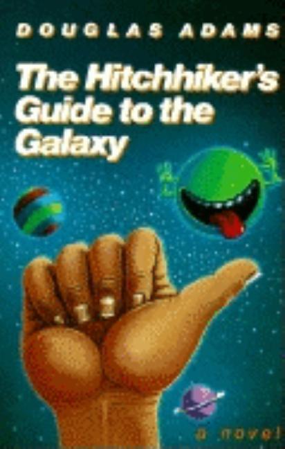 Item #297322 Hitchhiker's Guide to the Galaxy (First American Edition). Douglas Adams, Peter Cross