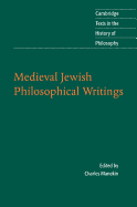 Item #318609 Medieval Jewish Philosophical Writings (Cambridge Texts in the History of Philosophy