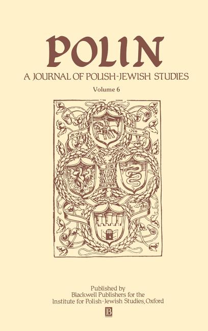 Item #272380 Polin: Studies in Polish Jewry Volume 6: Jews in Lodz, 1820-1939