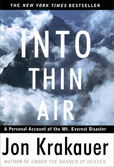 Item #292955 Into Thin Air: A Personal Account of the Mount Everest Disaster (Modern Library Exploration). JON KRAKAUER.