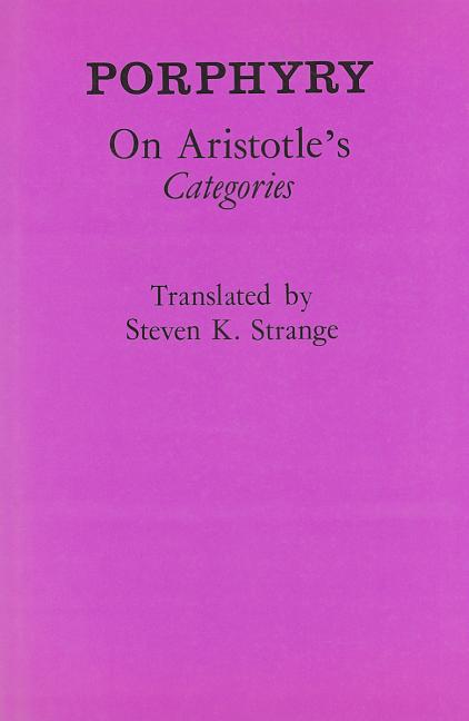 Item #214023 On Aristotle's 'Categories' (Ancient Commentators on Aristotle). Porphyry.