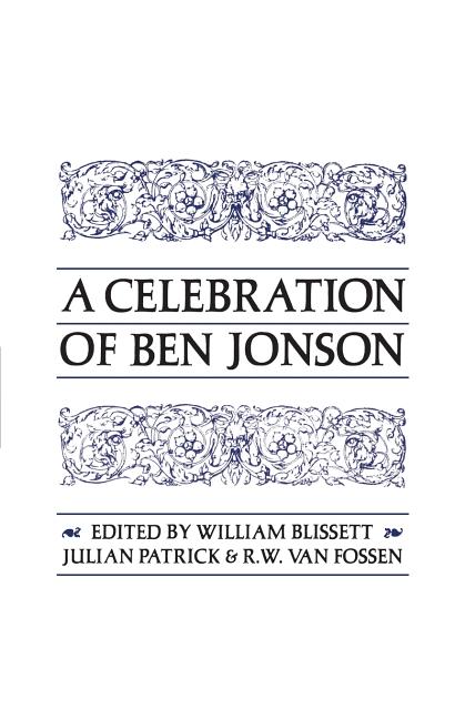 Item #288800 A Celebration of Ben Jonson (Heritage