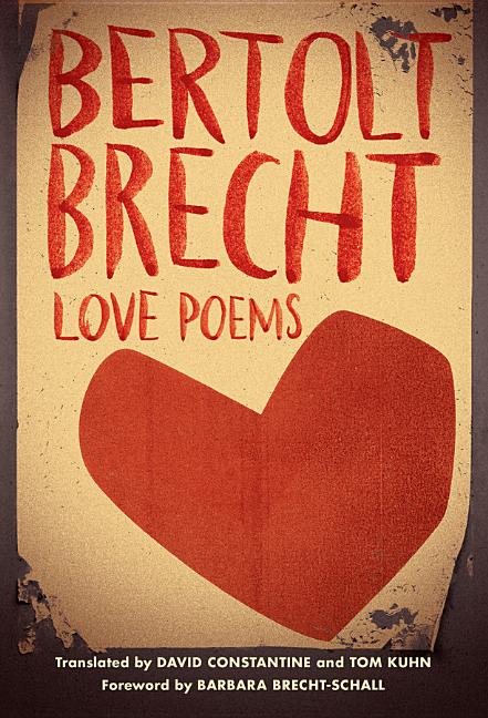 Item #249467 Love Poems. Bertolt Brecht
