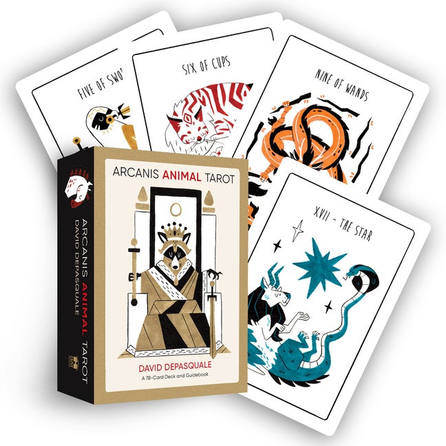 Item #301519 Arcanis Animal Tarot: A 78-Card Deck and Guidebook. David DePasquale