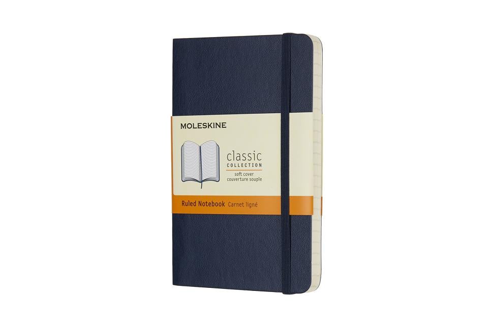 Item #317716 Moleskine Classic Notebook, Pocket, Ruled, Sapphire Blue, Soft Cover (3.5 X 5.5)....