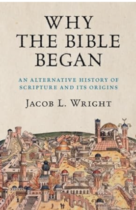 Jacob L. Wright in conversation with Rev. Dr. Gregory C. Ellison II - Why the Bible Began