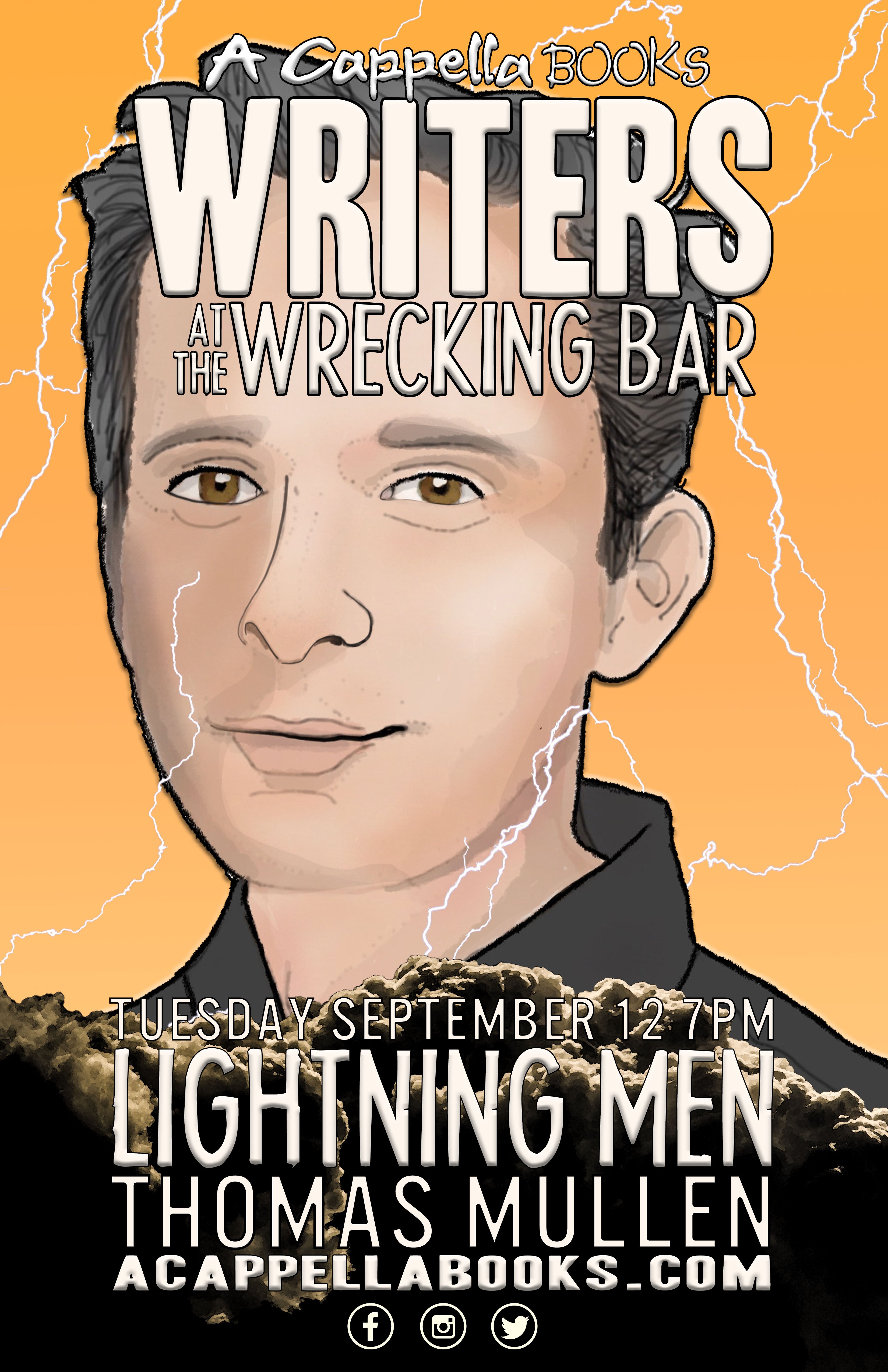 Writers @ The Wrecking Bar | Lightning Men by Thomas Mullen