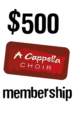 Item #160003 $500 choir membership