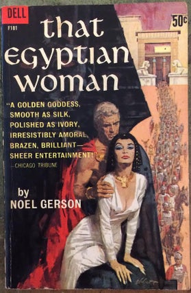 Item #163333 That Egyptian woman ([Dell Books 50 cent series). Noel B. Gerson