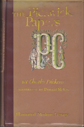 Item #204803 The Pickwick Papers (Illustrated Modern Library). Charles Dickens