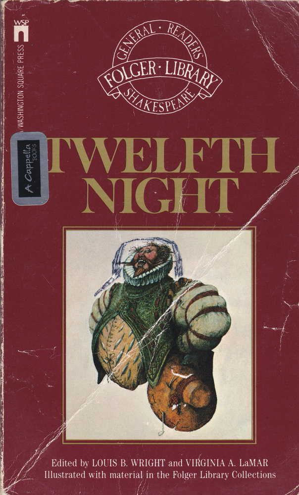 Item #205476 Twelfth Night, or What You Will (The Folger Library). William Shakespeare.