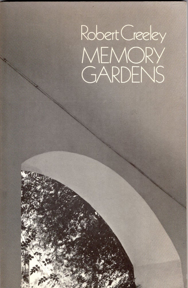 Item #215391 Memory Gardens. Robert Creeley.
