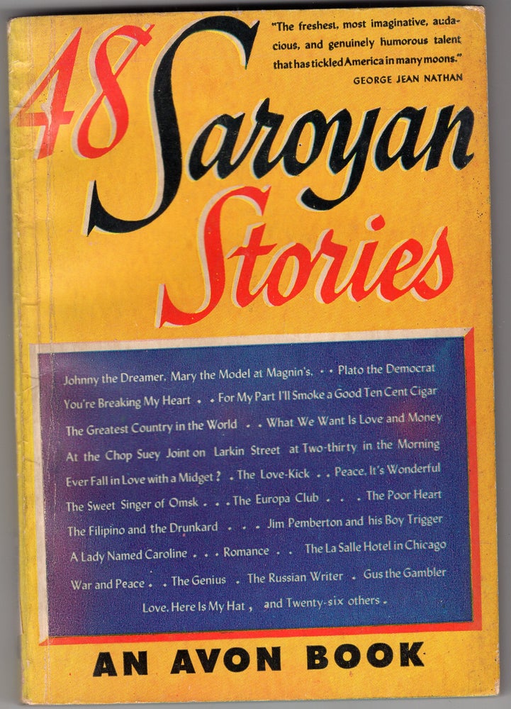 Item #217720 48 Saroyan Stories. William Saroyan.