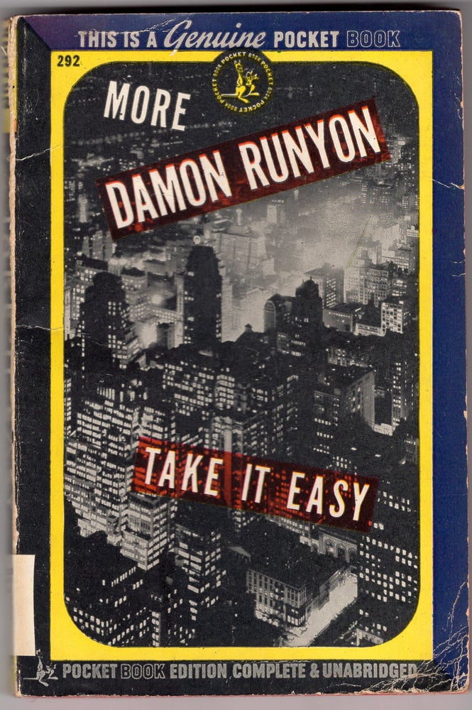 Item #217740 Take It Easy. Damon Runyon.