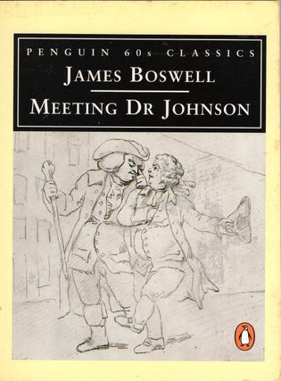 Item #217806 Meeting Dr. Johnson (Penguin 60s Classics). James Boswell