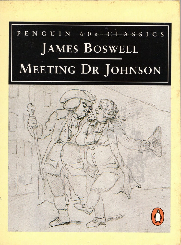 Item #217806 Meeting Dr. Johnson (Penguin 60s Classics). James Boswell.
