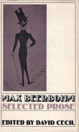 Item #227846 Selected Prose. Max BEERBOHM