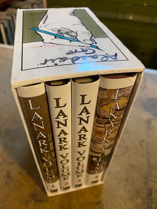 Item #229133 Lanark: A Life in Four Books (4 Volume set in slipcase). Alasdair Gray
