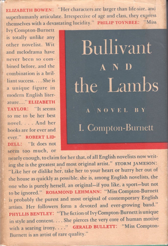 Item #232757 Bullivant and the Lambs. I. Compton-Burnett.