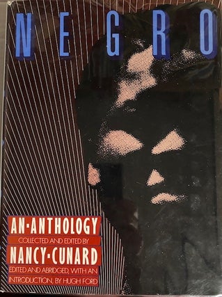 Item #232876 Negro: An Anthology. Nancy Cunard