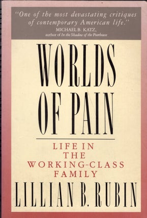 Item #233374 Worlds Of Pain. Lillian B. Rubin