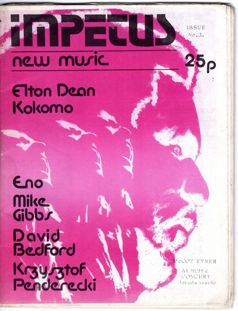 Item #236990 Impetus: New Music: Issue No, 3 (Elton Dean, Kokomo, Eno, Mike Gibbs, David Bedford, Krzysztof Penderecki). Kenneth Ansell, Maureen Asser.