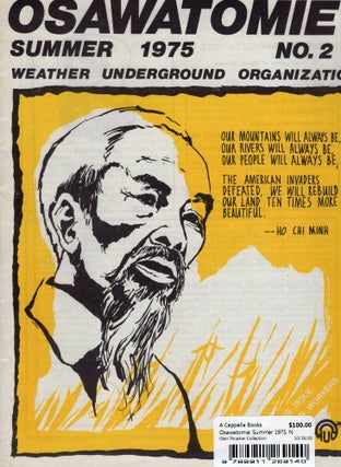 Item #237828 Osawatomie: Summer 1975, Number 2. Weather Underground Organization