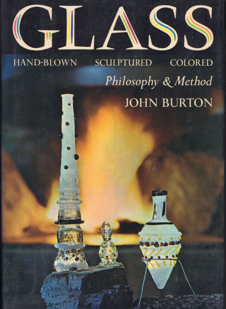 Item #242557 Glass Hand Blown Sculptured Colored. John Burton.