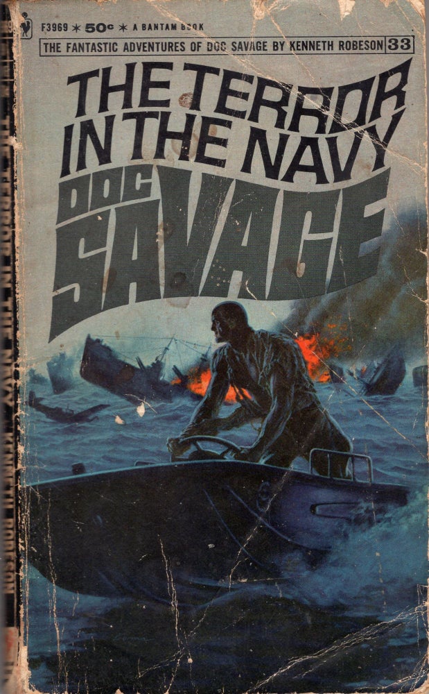 Item #246288 The Terror in the Navy, a Doc Savage Adventure (Doc Savage #33). Kenneth Robeson.