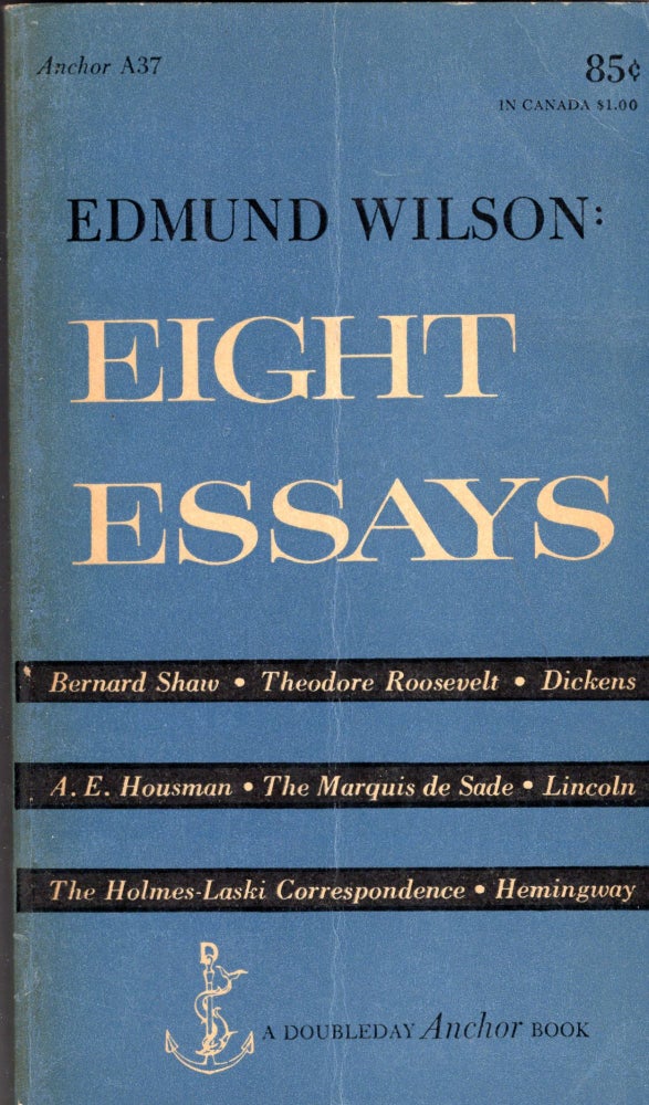 Item #246720 Edmund Wilson: Eight Essays. Edmund Wilson.