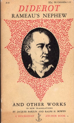 Item #247631 Rameau's Nephew and Other Works (A 61). Denis Diderot, Jacques BARZUN, Ralph H....
