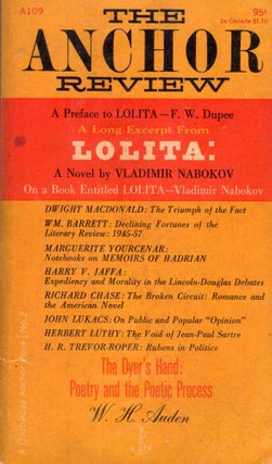 Item #248556 The Anchor Review Number Two (Includes a Long Excerpt from ' Lolita '). Melvin J....
