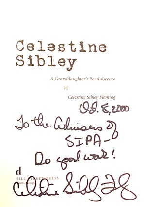Celestine Sibley: A Granddaughter's Reminiscence