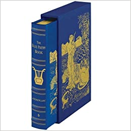 Item #266104 The Blue Poetry Book. Collector's Edition Bound in Genuine Leather. Andrew Lang