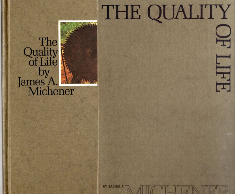 Item #267355 The Quality of Life. James A. Michener.