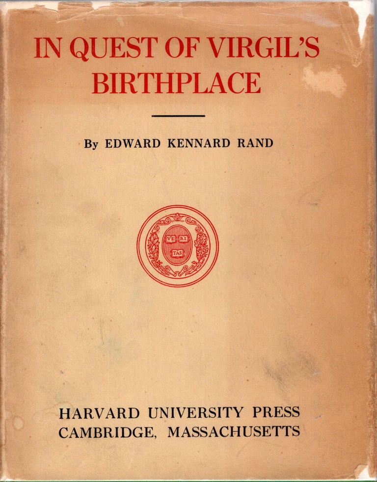 Item #267579 In quest of Virgil's birthplace, Edward Kennard Rand.