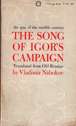 Item #269349 Song of Igor's Campaign. Vladimir Nabokov