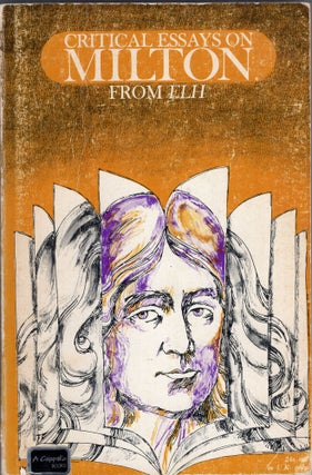 Item #269901 Critical Essays on Milton from Elh (JH-64). ELH, Arnold Stein, Marjorie Hope...