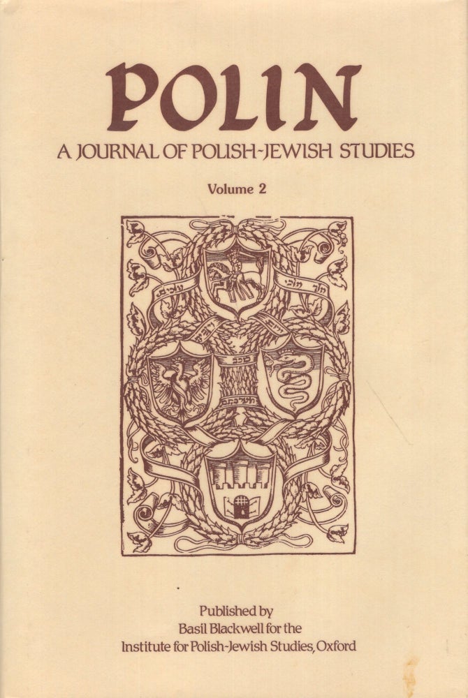 Item #272376 Polin a Journal Polish Jewish Studies, volume 2.