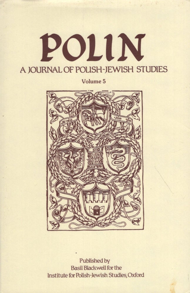 Item #272378 Polin: A Journal Of Polish-Jewish Studies Volume 5