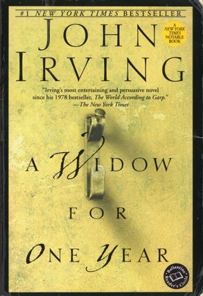 Item #272386 A Widow for One Year. JOHN IRVING