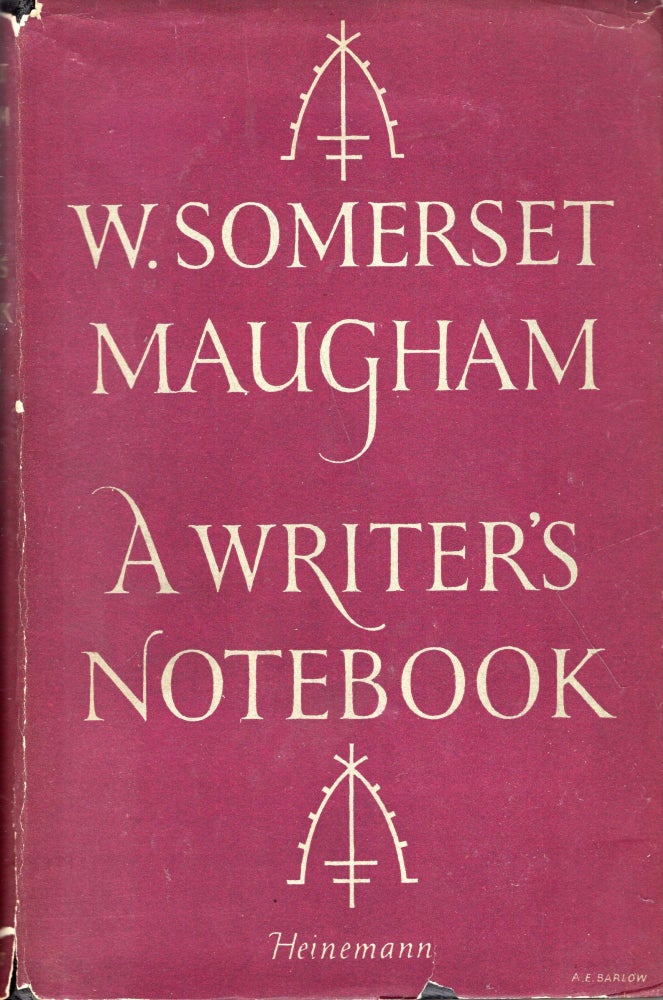 Item #273052 A Writer's Notebook. W. Somerset Maugham.