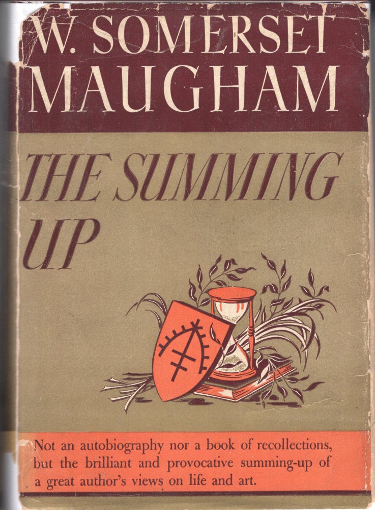 Item #273197 The Summing Up. W. Somerset Maugham.