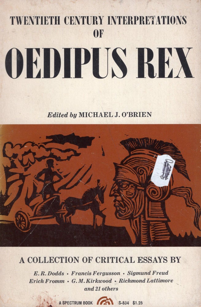 Item #276212 Twentieth Century Interpretations of Oedipus Rex. Michael J. O'Brien.