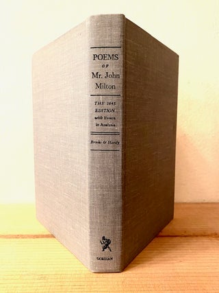 Item #280310 Poems of Mr. John Milton: The 1645 Edition With Essays in Analysis. John Milton,...