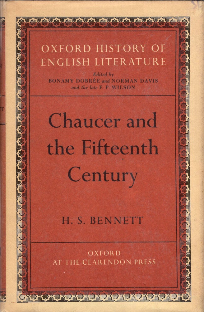 Item #280536 Chaucer and the Fifteenth Century. H. S. Bennett.