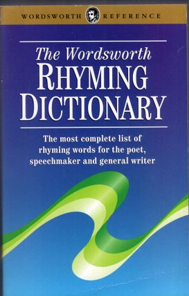 Item #280798 The Wordsworth Rhyming Dictionary (Wordsworth Reference). Willard R. Espy